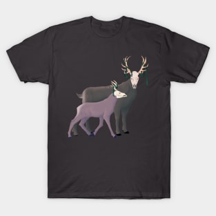 Skull Deer (Ghost Ver.) T-Shirt